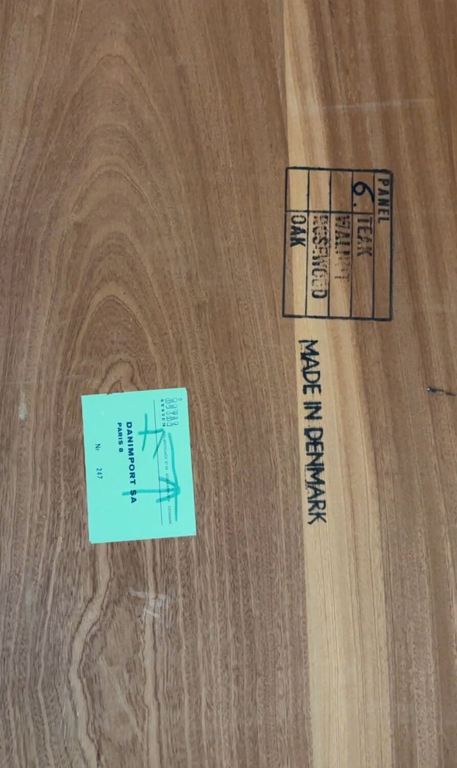 Wall system by Poul Cadovius (1959)