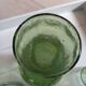 Carafe and 8 old glasses in bubble molded glass