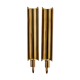 Pair of Swedish Brass sconces by Pierre Forsell for Skultuna " Reflex"