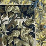 Wall tapestry with landscape and bird decoration, 20th century