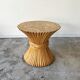 Mc Guire bamboo side table