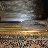 Antique gilded mirror