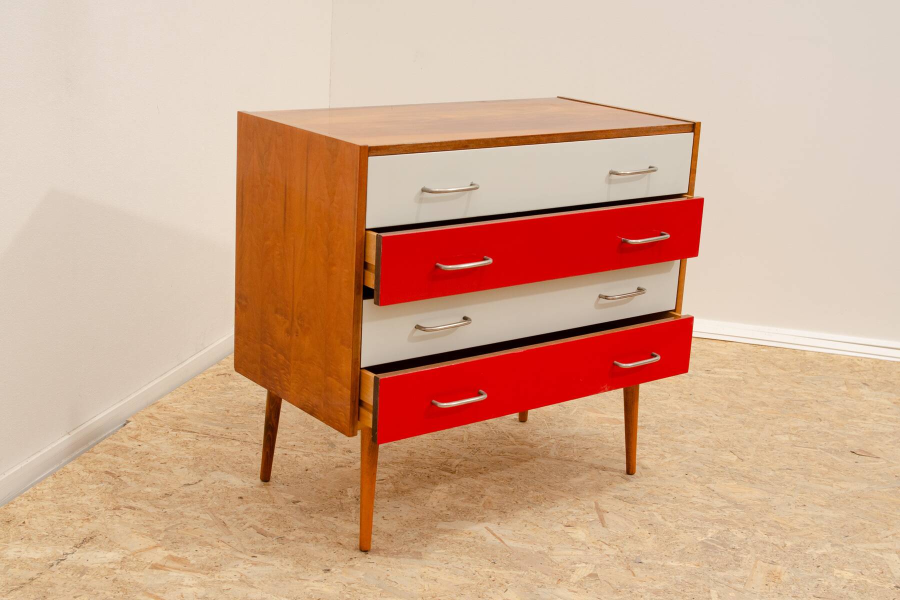 Mid century Eastern Bloc Vintage chest of drawers, 1970´s, Czechoslovakia