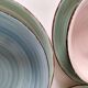 Ensemble de 7 assiettes plates et creuses vintage