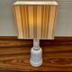 CERAMIC LAMP STAMPED DESIGN 1960.