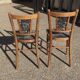 Pair of baumann wooden bistro chairs circa 1905