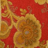 Vintage Classic style 20th Century Ceiling Lamp in Red and Gold