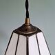Stained glass pendant light, Tiffany style
