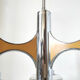 Seventies Targetti Sankey 3-globe suspension