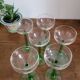 Lot de 6 verres à pied vin blanc d'Alsace