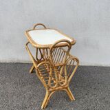 Rattan side table 1970