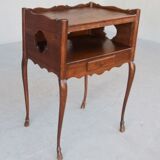Louis XV-style bedside in 19th century walnut