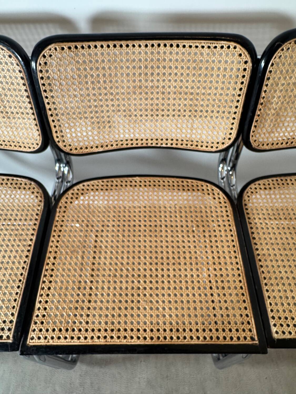 4 chaises Cesca Marcel Breuer  b32 - made in Italy