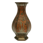 Vase en bronze émaillé