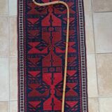 Magnificent vintage rattan cradle
