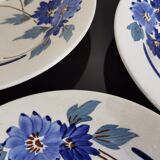 3 anciennes assiettes Sarreguemines