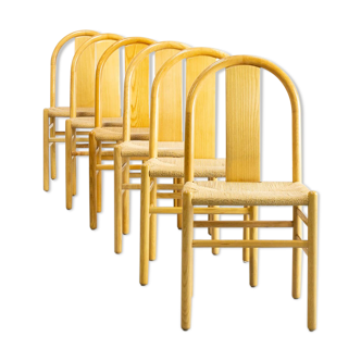 Set of 6 chairs by Annig Sarian for Tisettanta