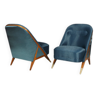 Scandinavian art deco loungechairs