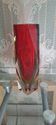 Murano sommerso vase diamond in very good condition 21cm antique vintage glass