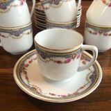 Série de 9 tasses anciennes