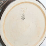 Stoneware vase with dark glaze, no.: 231 by Bing and Groendahl
