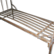 Folding iron military bed