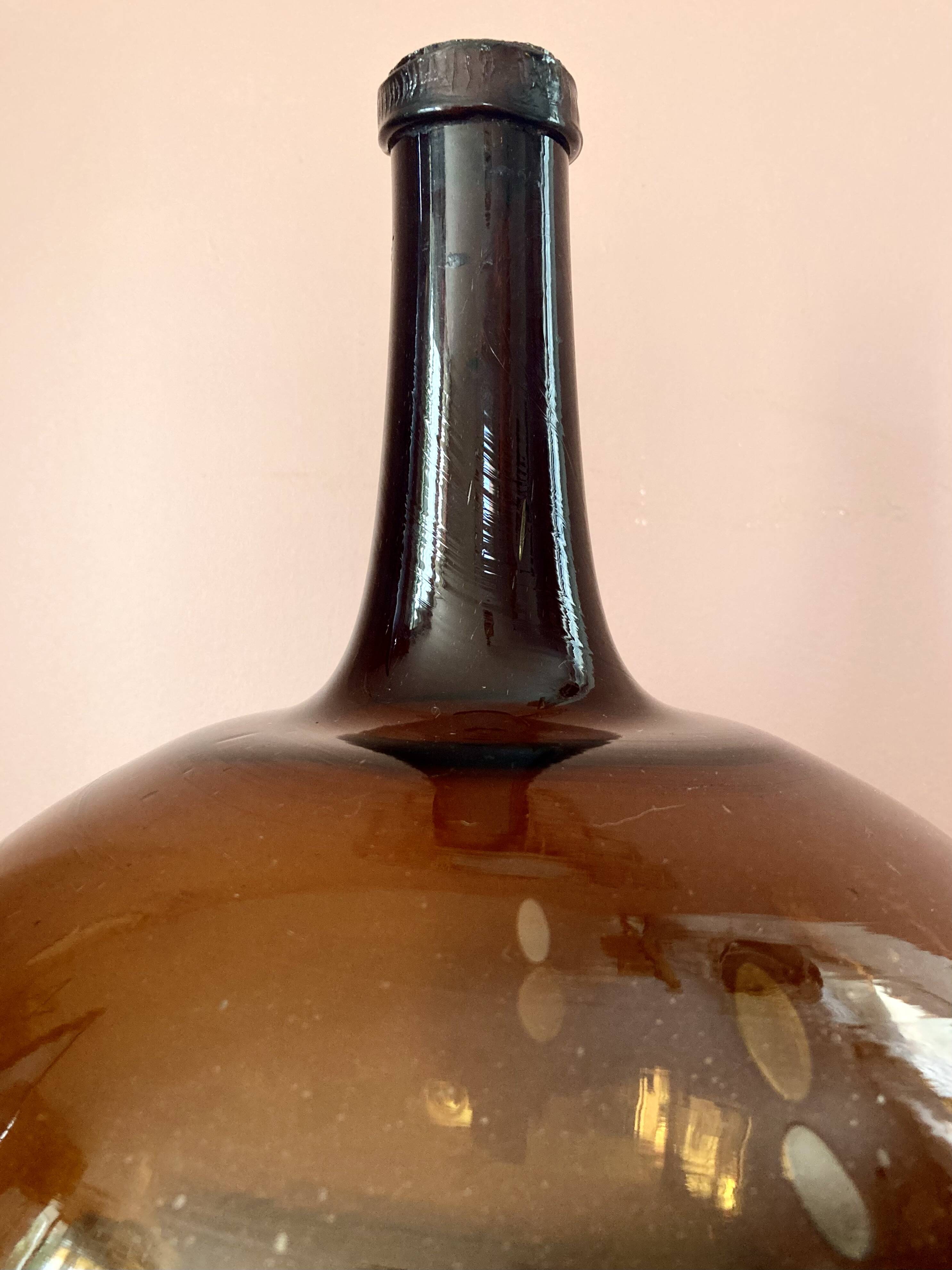 Amber demijohn from the end of 1800
