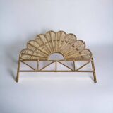 Wicker headboard