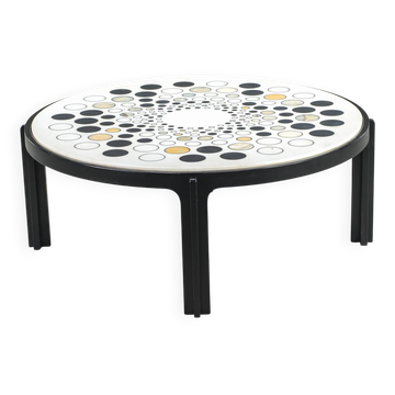 Table basse Ravenna en marbre par Heinz Lilienthal, années 1970