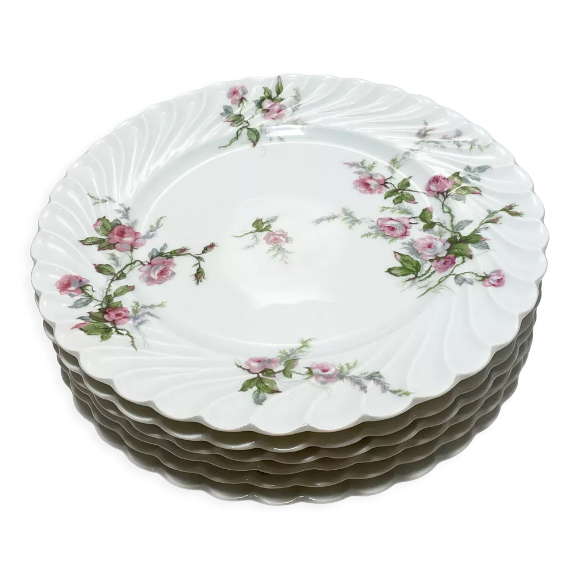 6 dessert plates. Haviland Limoges France. Perfect condition