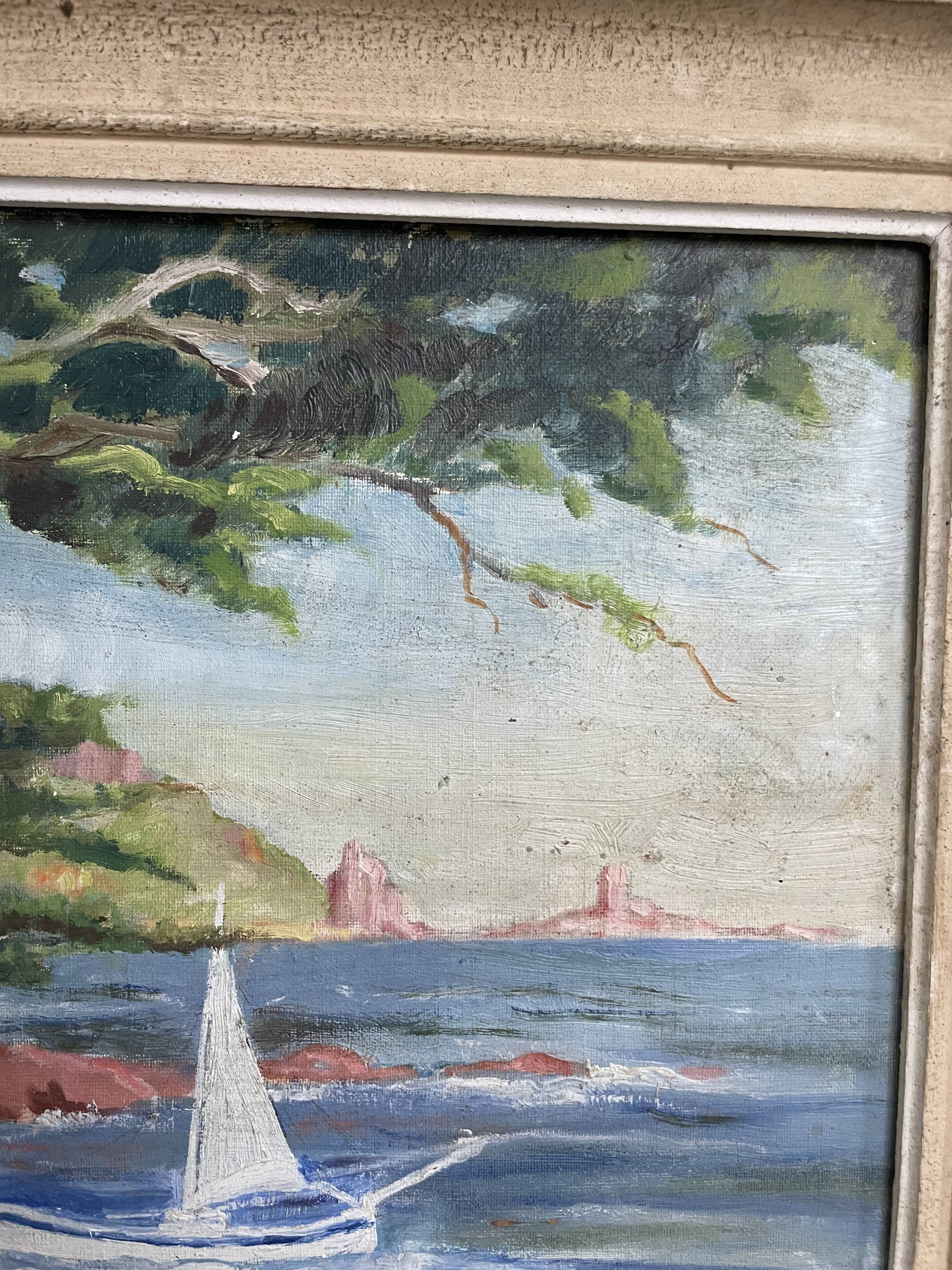 Oil painting Saint Raphael Gus Buffa