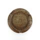 Vintage speckled brown glazed stoneware ashtray