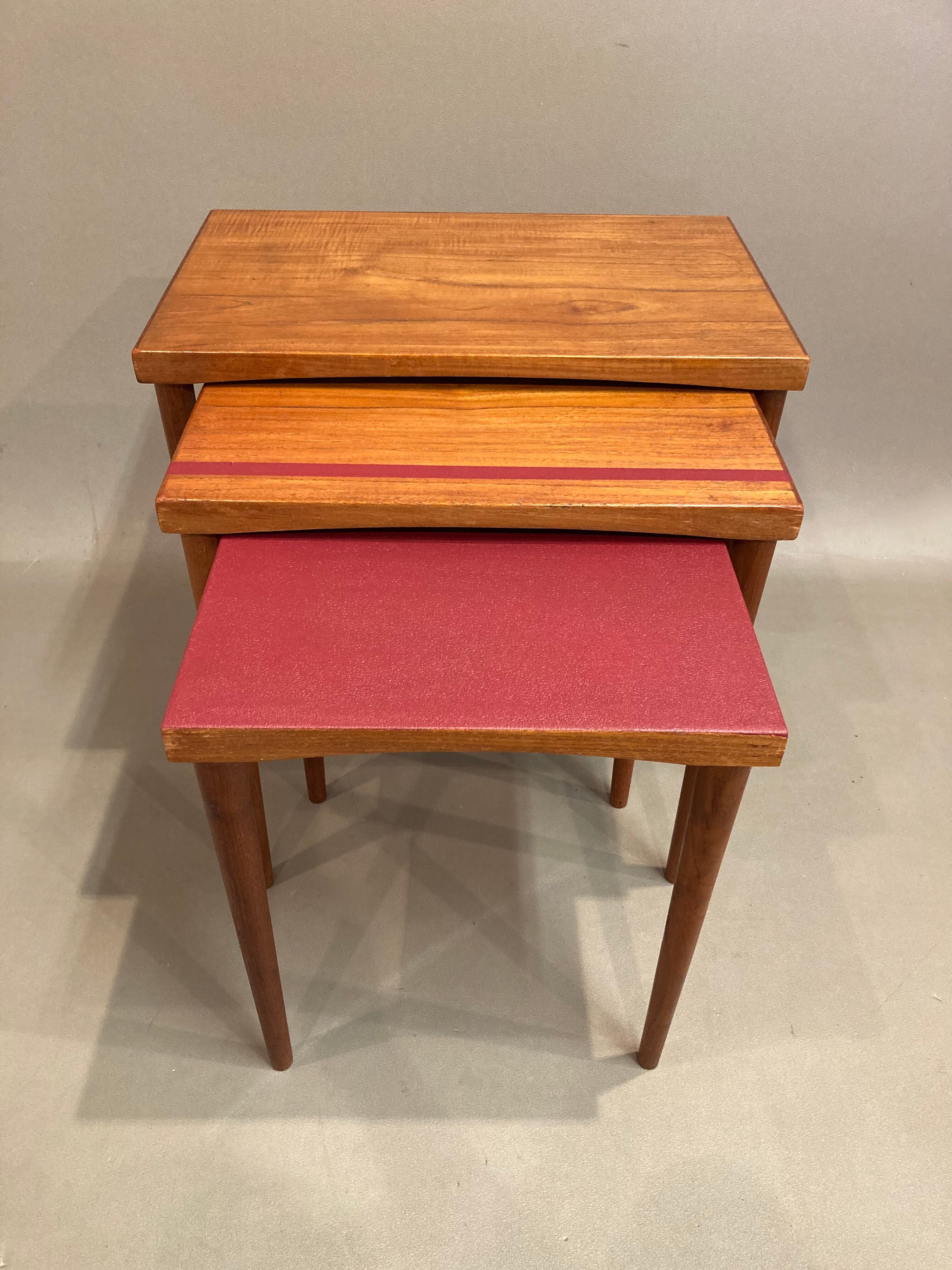 Coffee table pull-out Scandinavian design 1950