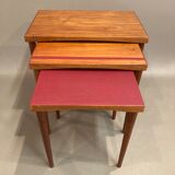 Coffee table pull-out Scandinavian design 1950