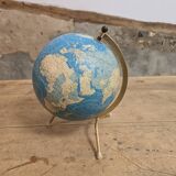 Tripod world map globe
