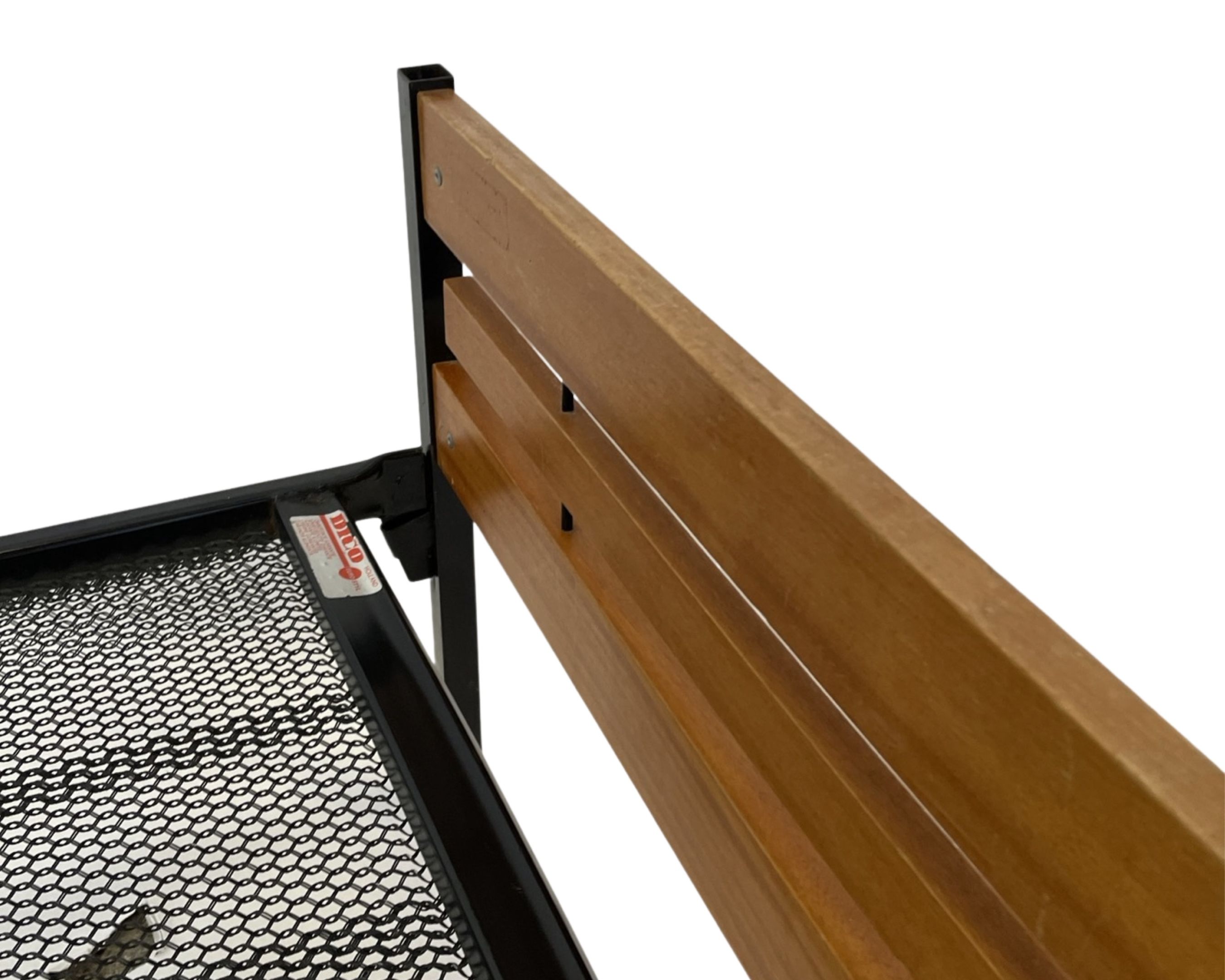 Vintage scandinavian bed daybed by Dico Holland 1960s teak metal