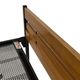 Vintage scandinavian bed daybed by Dico Holland 1960s teak metal