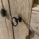 Solid oak cloakroom with 2 doors