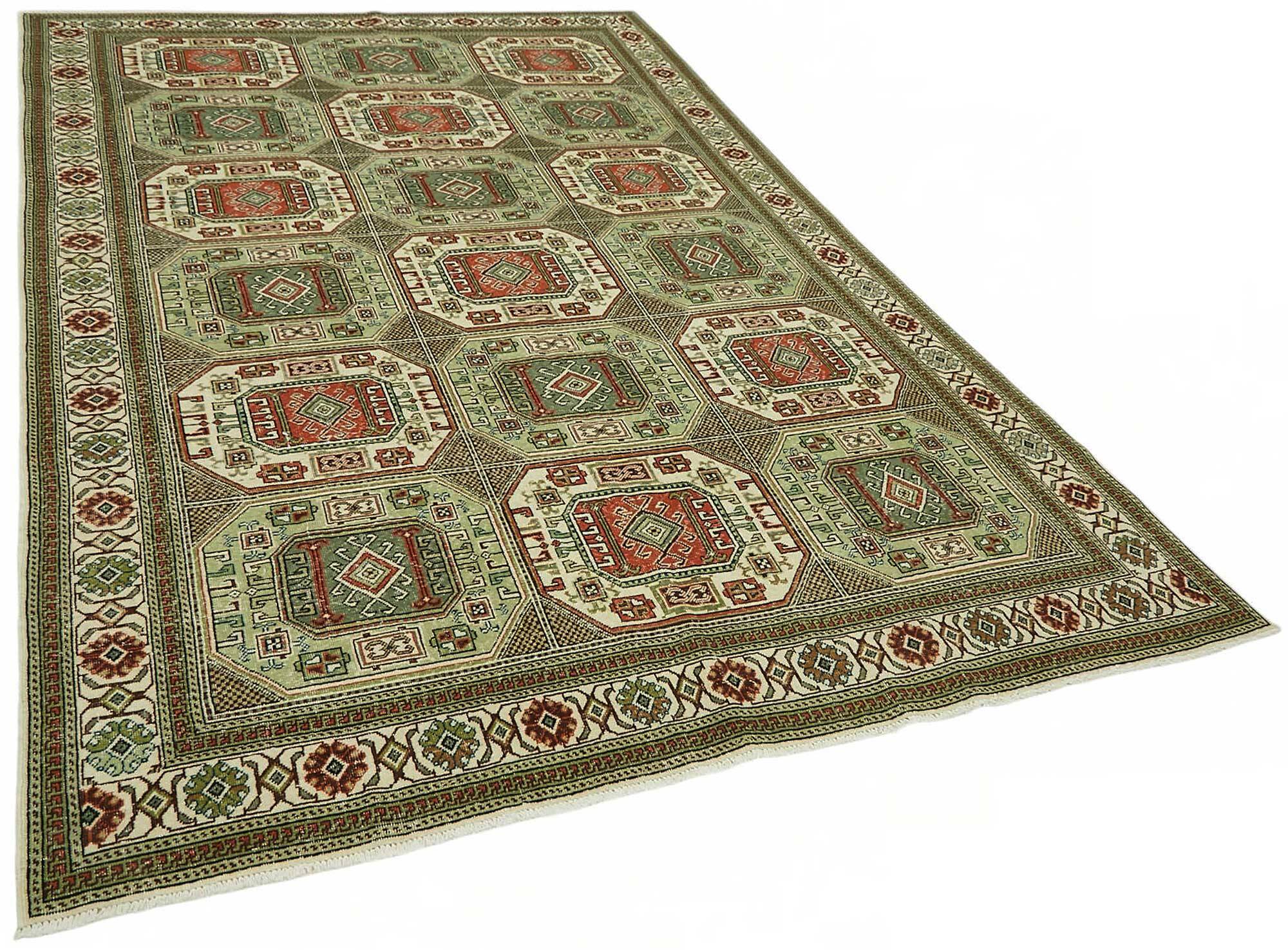 Turkish Wool Vintage Kayseri Rug 202 cm x 298 cm