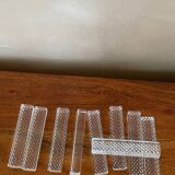 9 portes couteaux  en verre