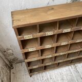 Meuble de métier pin à cases XL 250cm