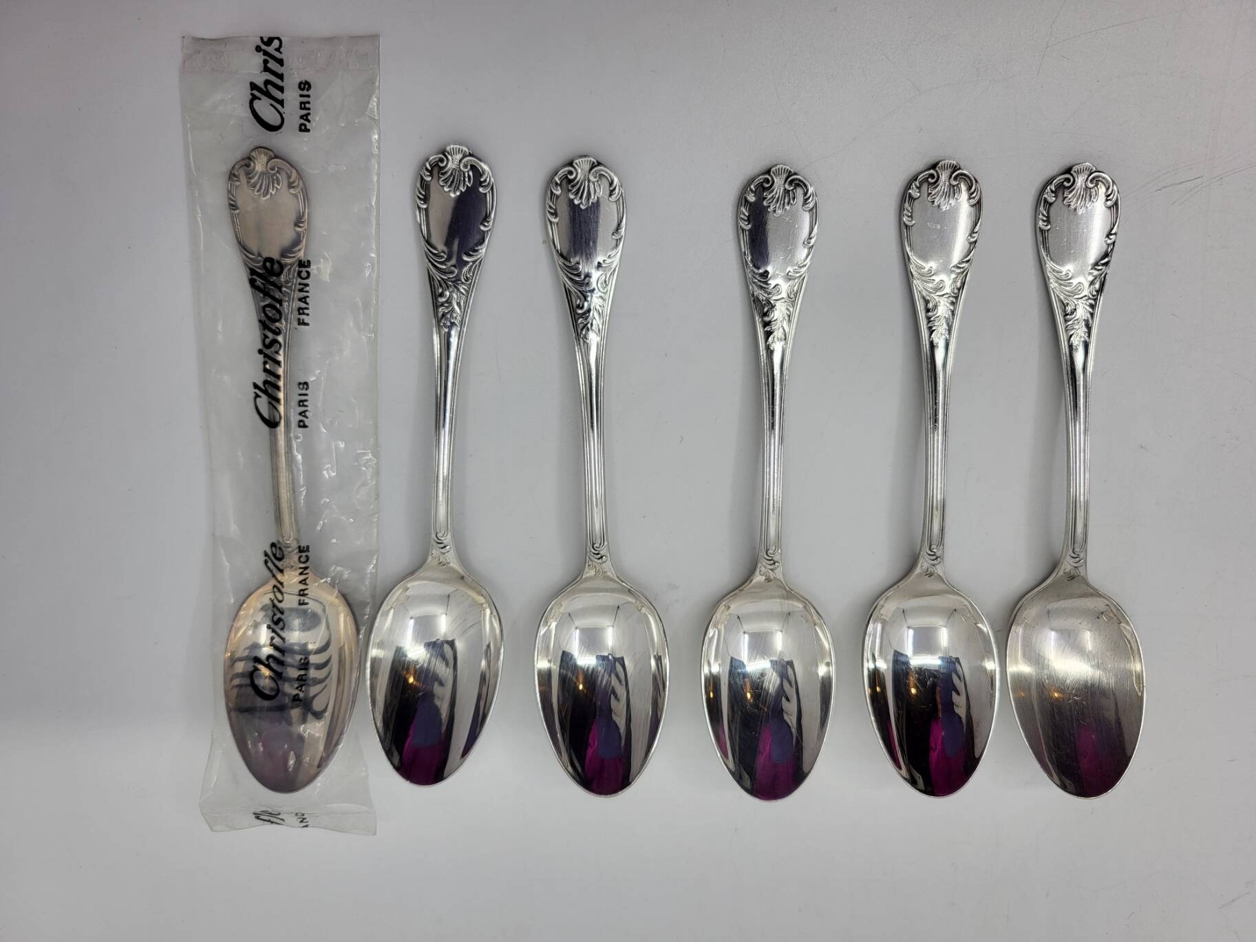 Christofle silverware model Marly (set of 24) France