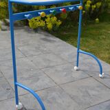 School shelf and hooks on wheels