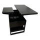 Black lift-top coffee table - Space-saving