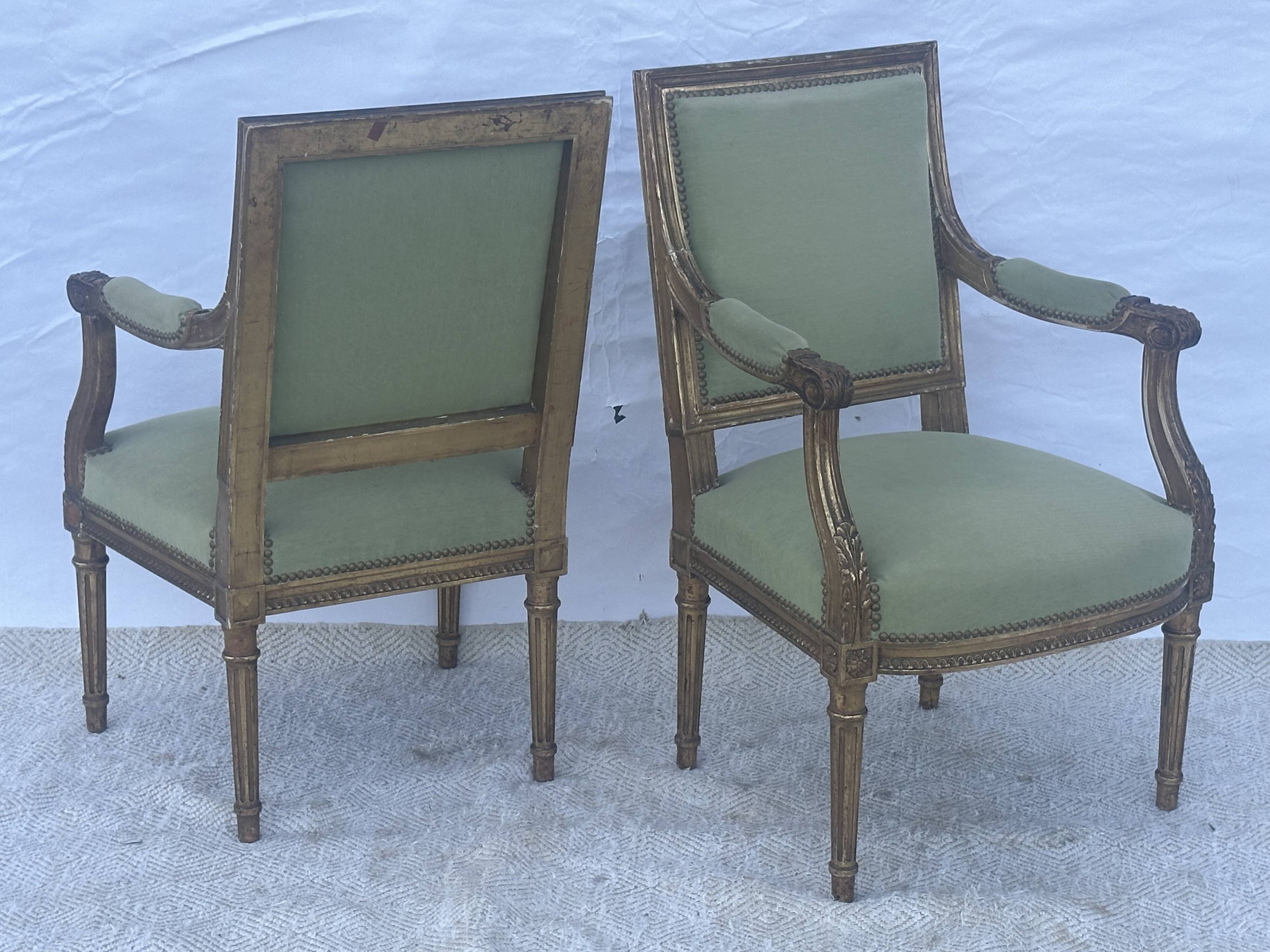 Pair of armchairs