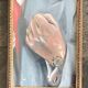 Painting clenched fist, signet ring and rolex