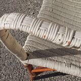 Wicker lounge