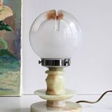 Murano globe light fixture