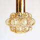 Stunning glass bubble pendant light by Helena Tynell for Glashutte Limburg