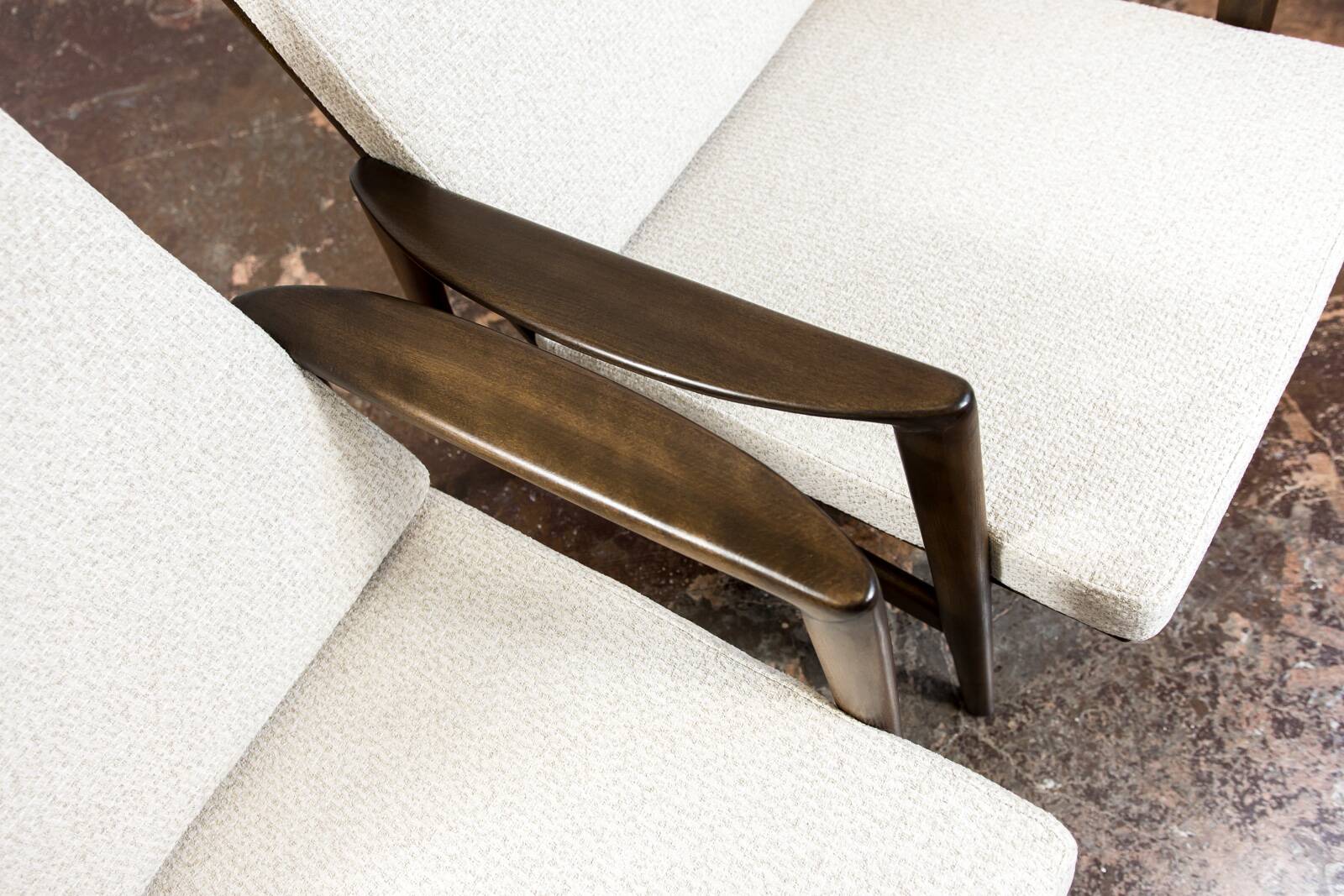 Mid Century Modern Armchairs By Sfm, Poland, 1960s, set of 2